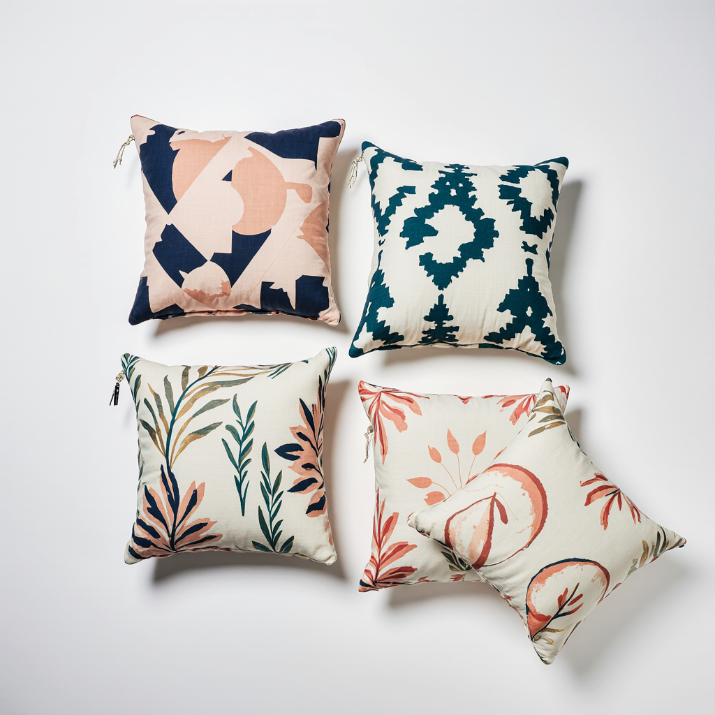 Cushion Cover Set - Geometric Pattern - Image 3