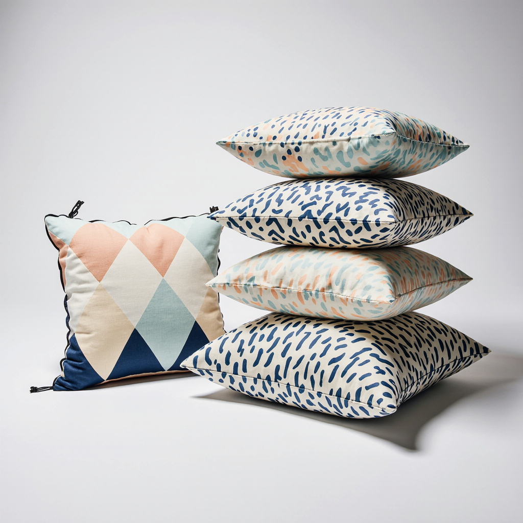 Cushion Cover Set - Geometric Pattern - Image 4