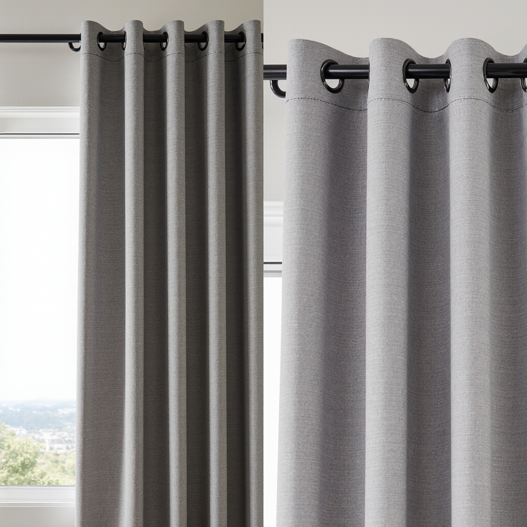 Blackout Curtain Panel - Grey - Image 5