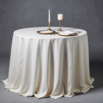 Round Tablecloth - Ivory