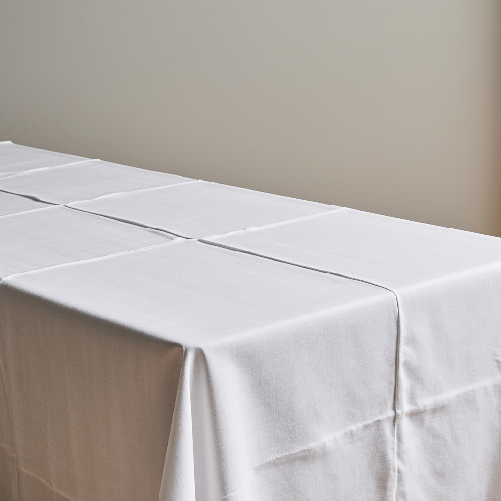 Rectangular Tablecloth - White - Image 3