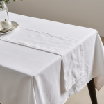 Rectangular Tablecloth - White