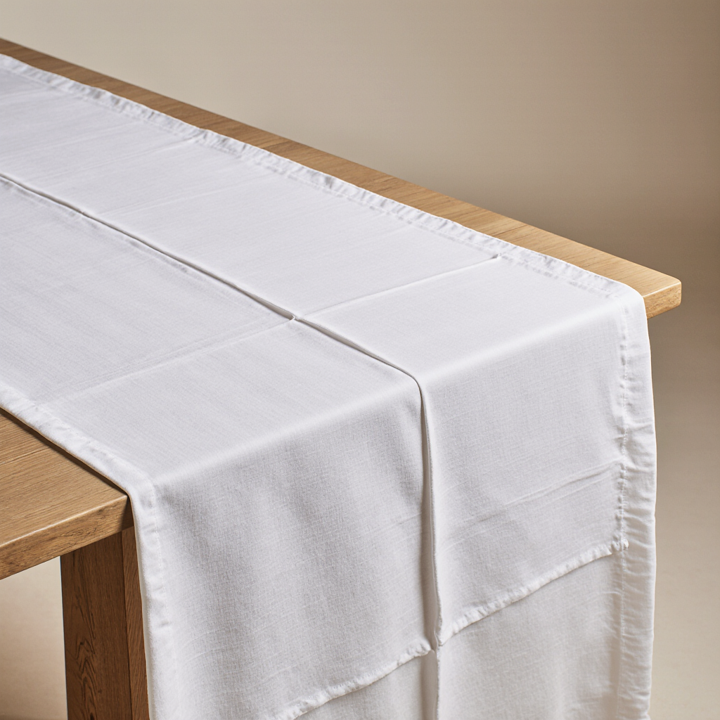 Rectangular Tablecloth - White - Image 4