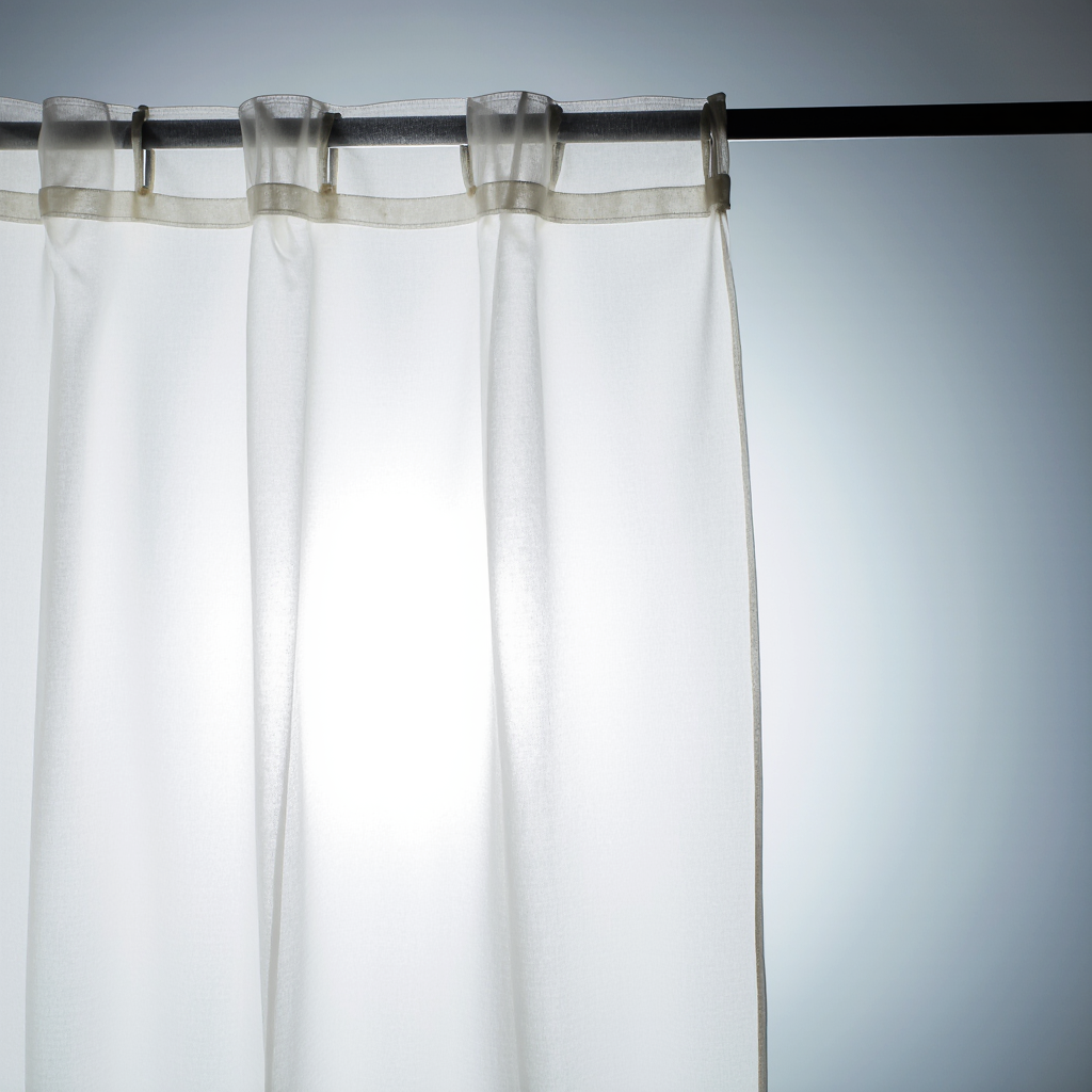 Sheer Curtain Panel - White - Image 4