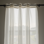 Sheer Curtain Panel - White