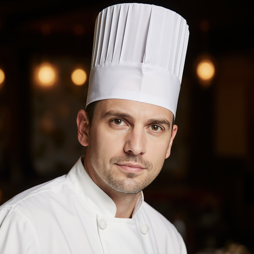 Traditional Chef Toque - White - Image 4