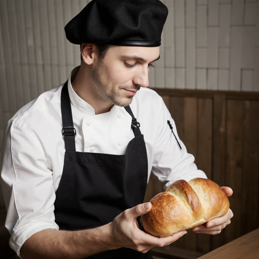 Chef Beret - Black - Image 4