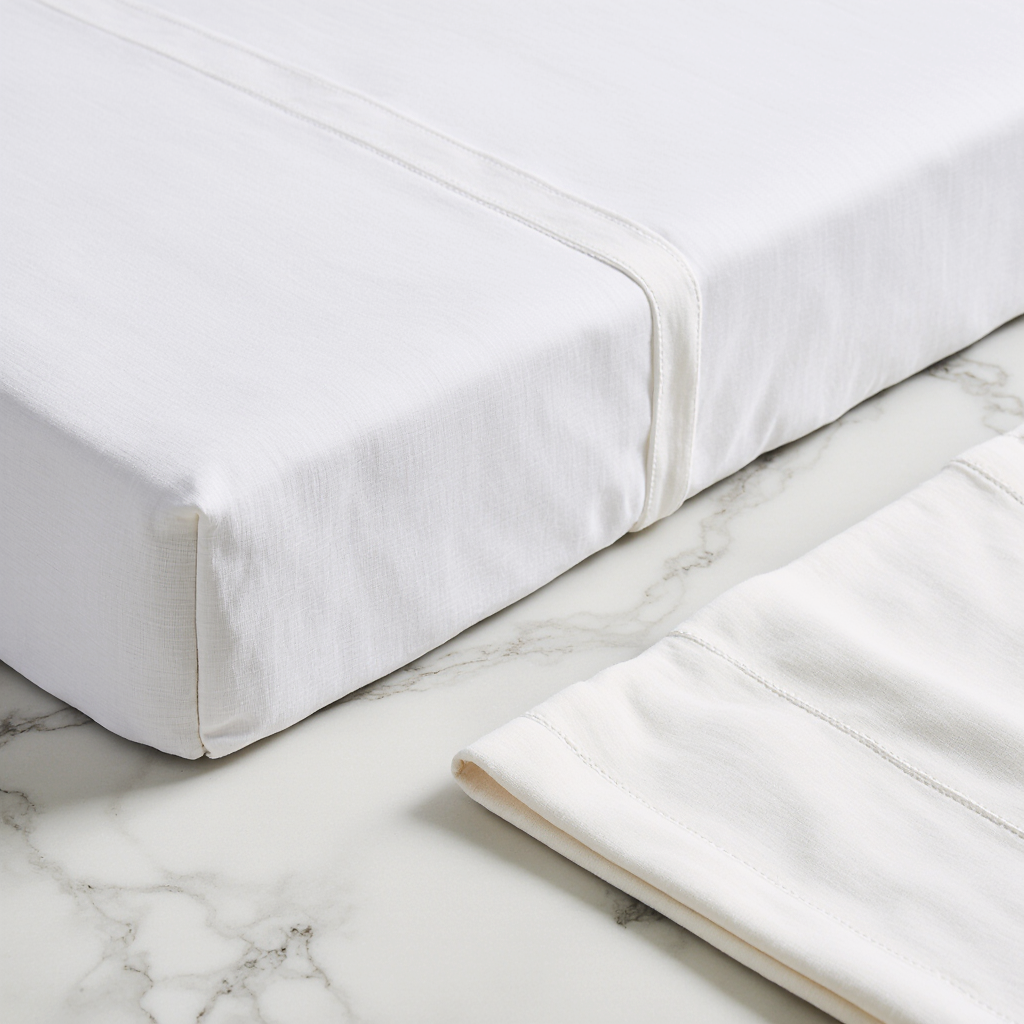 Fitted Sheet - White - Image 3