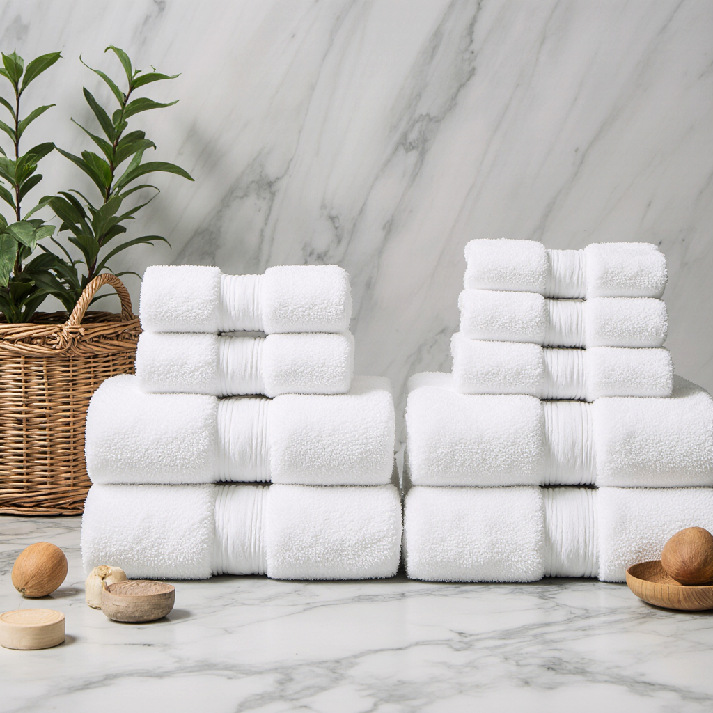 6-Piece Towel Set - White - Image 3