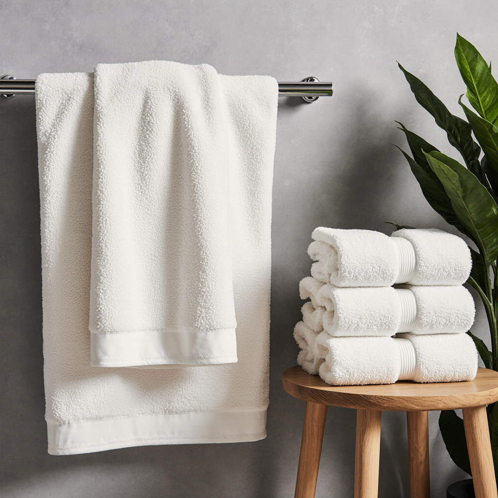Bath Towel - White - Image 3