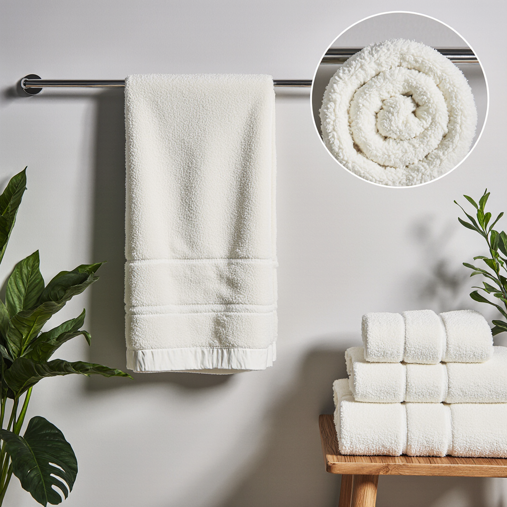 Bath Towel - White - Image 4