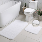 Cotton Bath Mat Set - White
