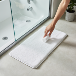 Memory Foam Bath Mat - White