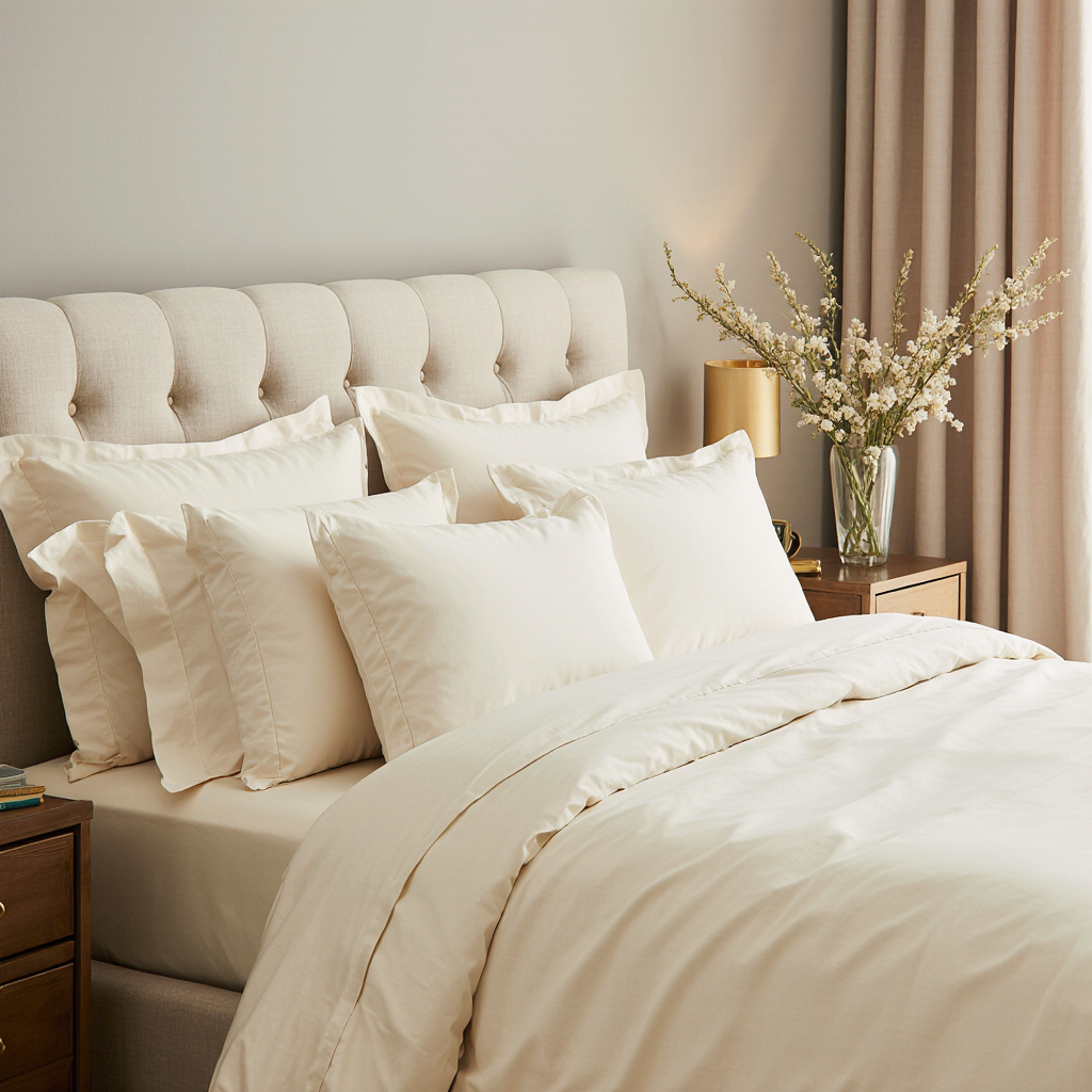 Complete Bedroom Set - Ivory - Image 3